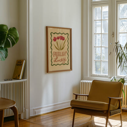 Feelin’ Lucky Floral Art Print
