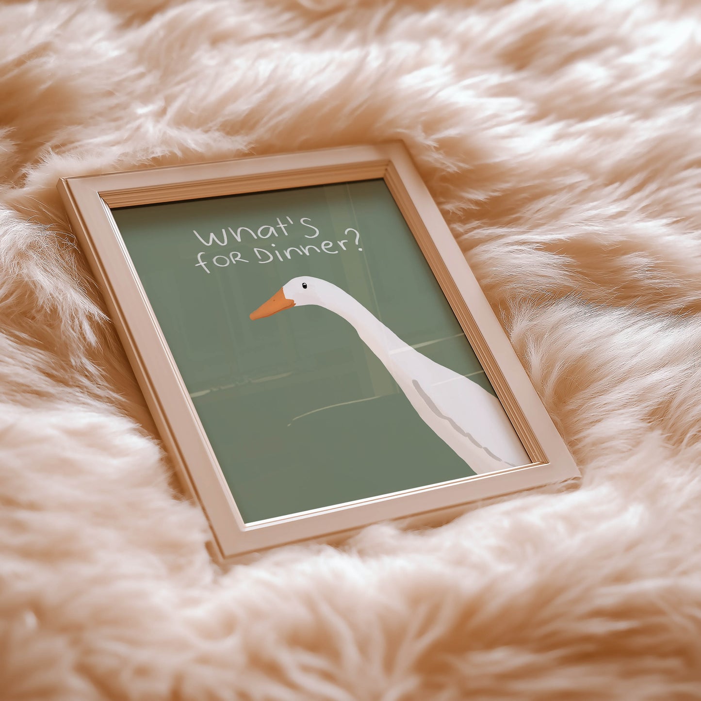 What’s for Dinner? Goose Kitchen Print
