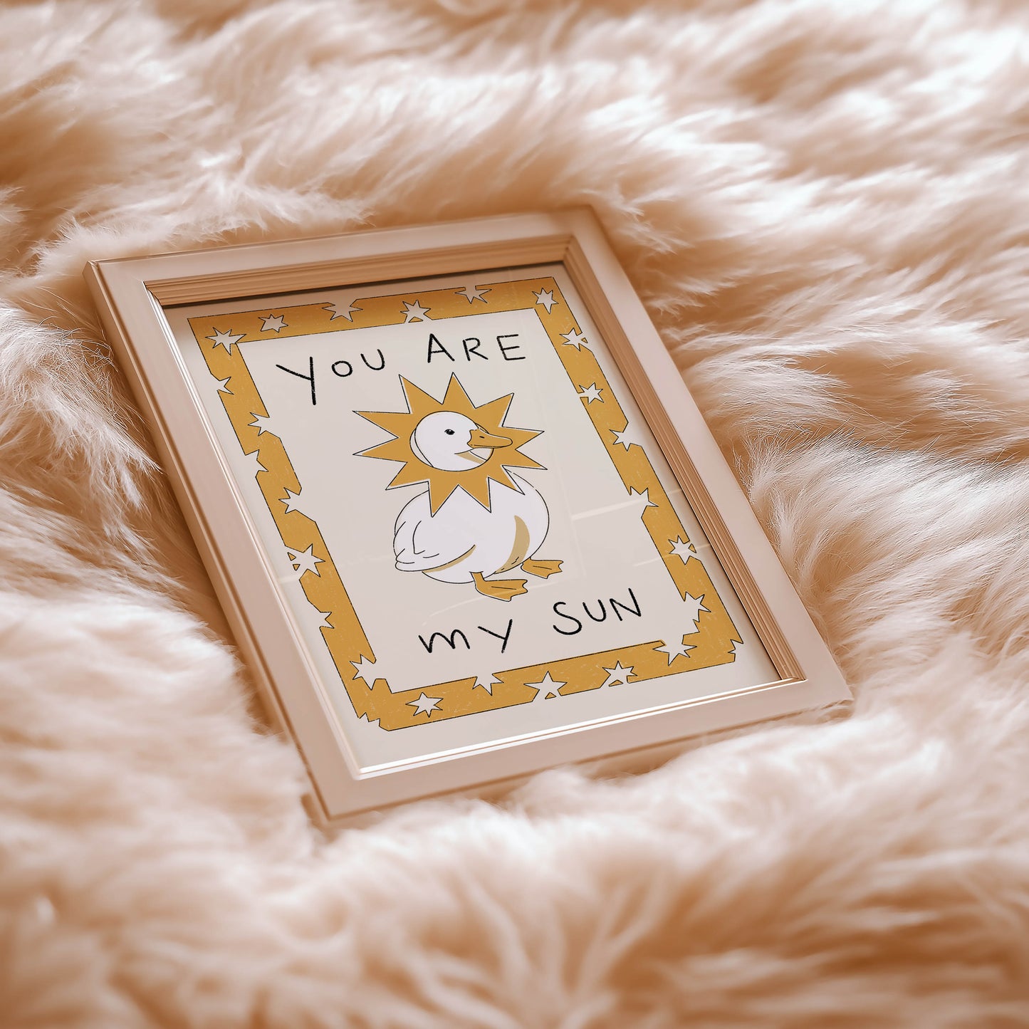 You Are My Sun Goose Nursery Print
