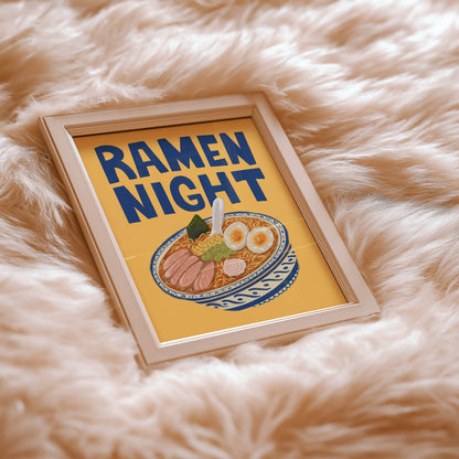Ramen Night Kitchen Print