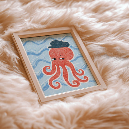 Whimsical Octopus Nursery Print