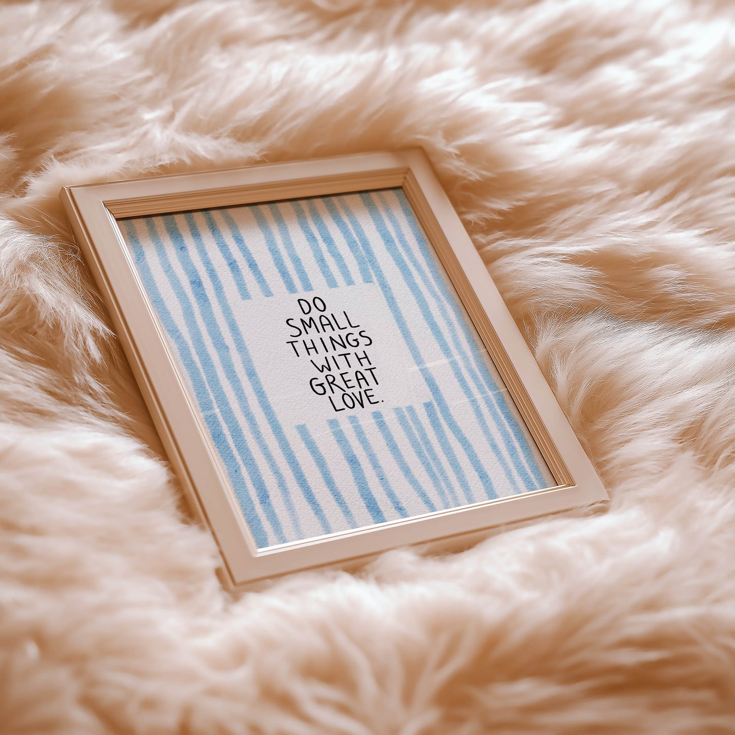 Do Small Things With Great Love Quote Print
