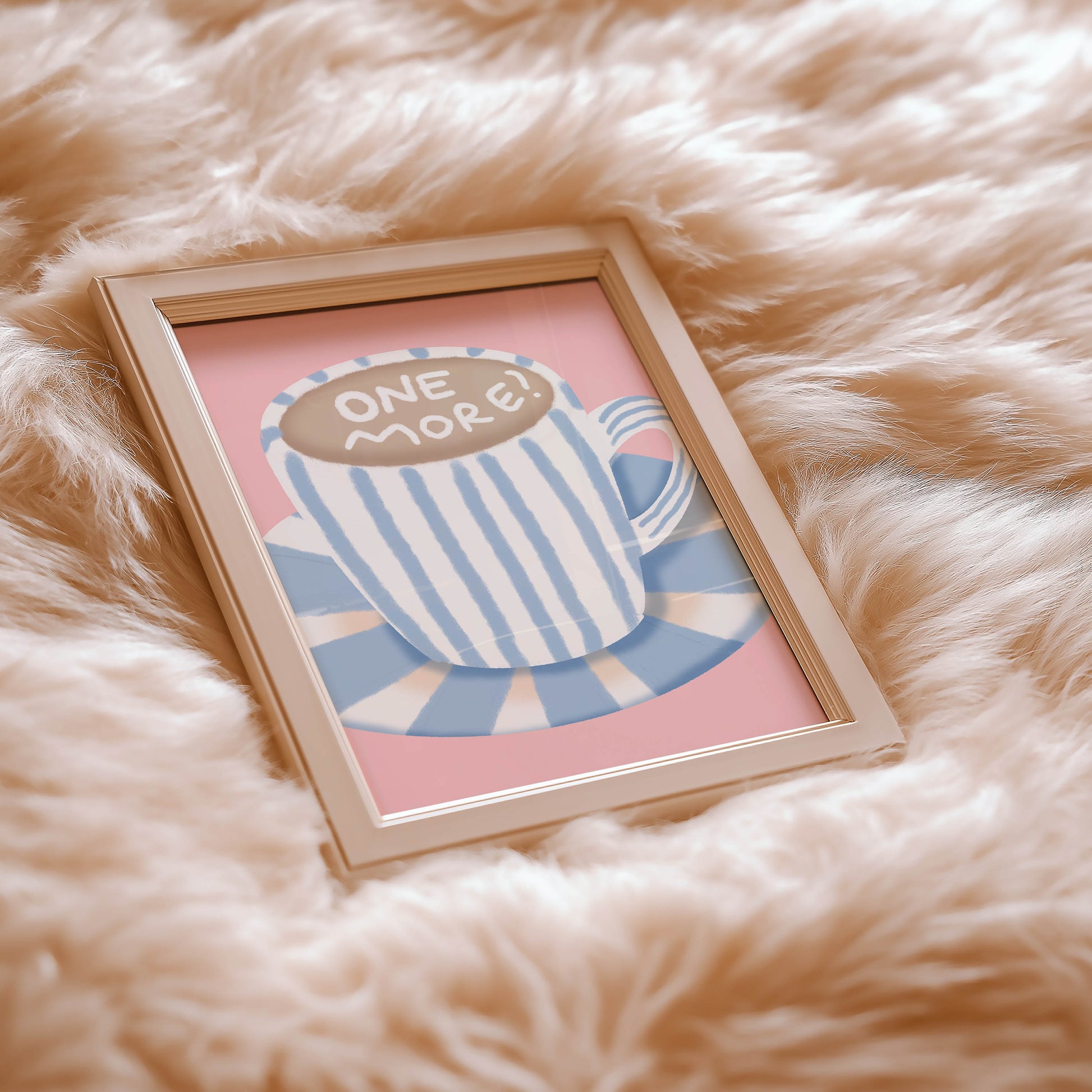 One More Coffee Poster – Unframed Print