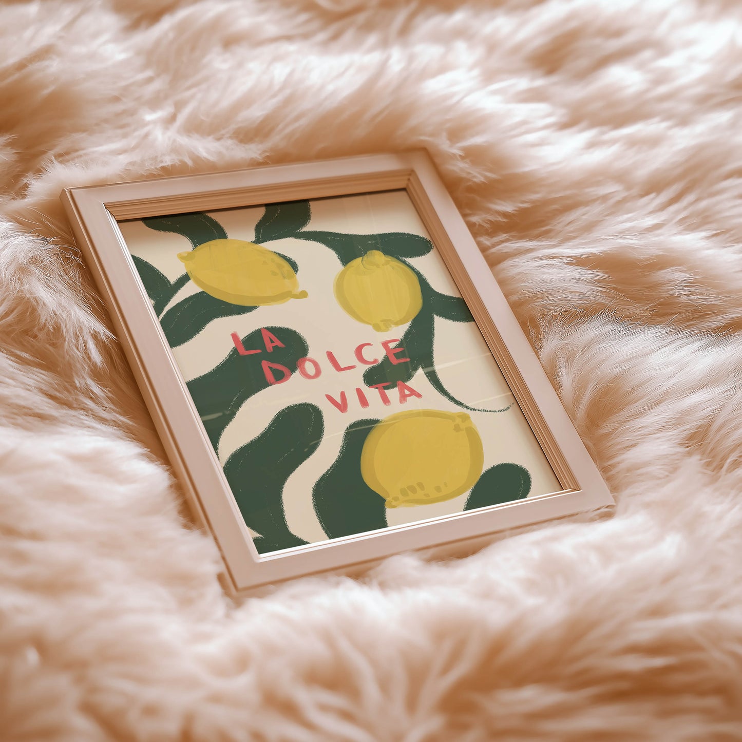 La Dolce Vita Lemon Art Print
