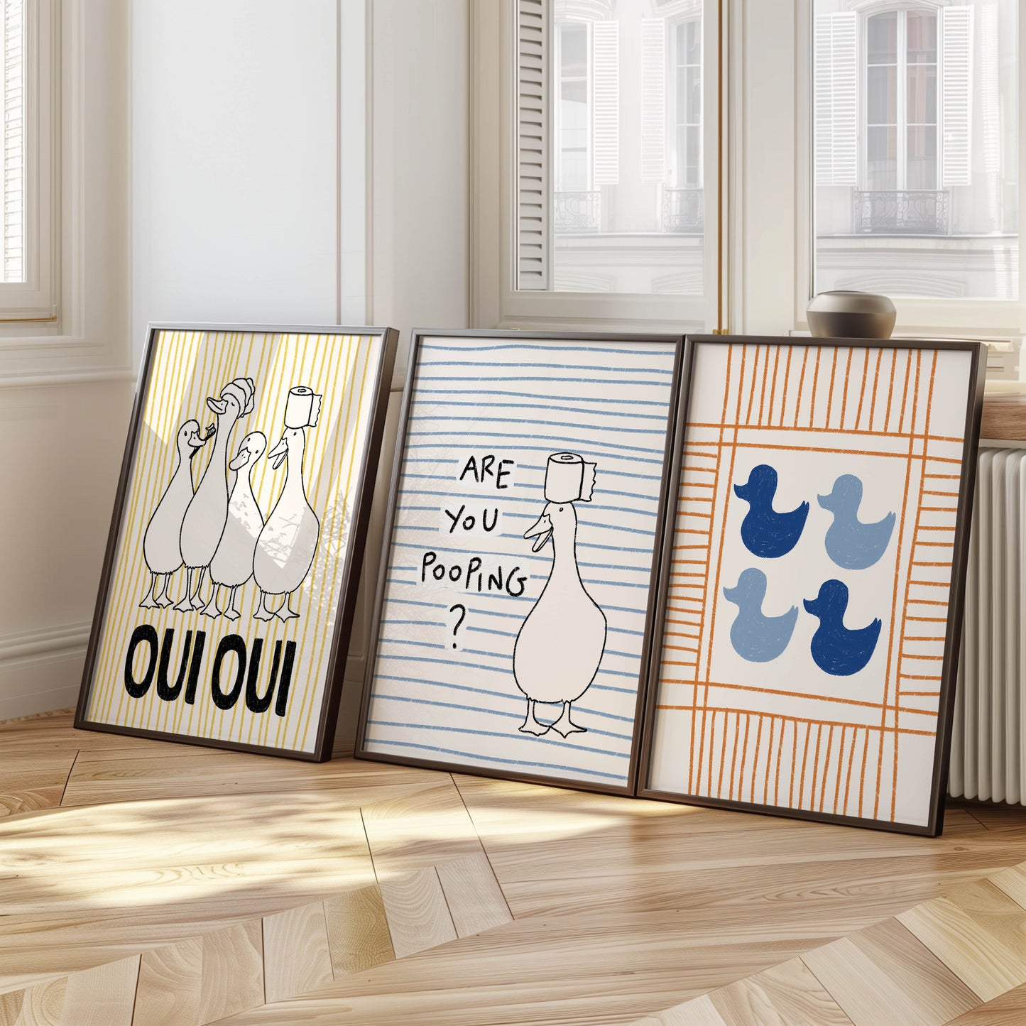 Are You Pooping Goose Bathroom Print