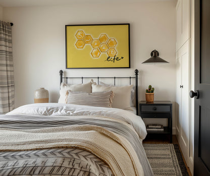 Sweet Life Honeycomb Art Print