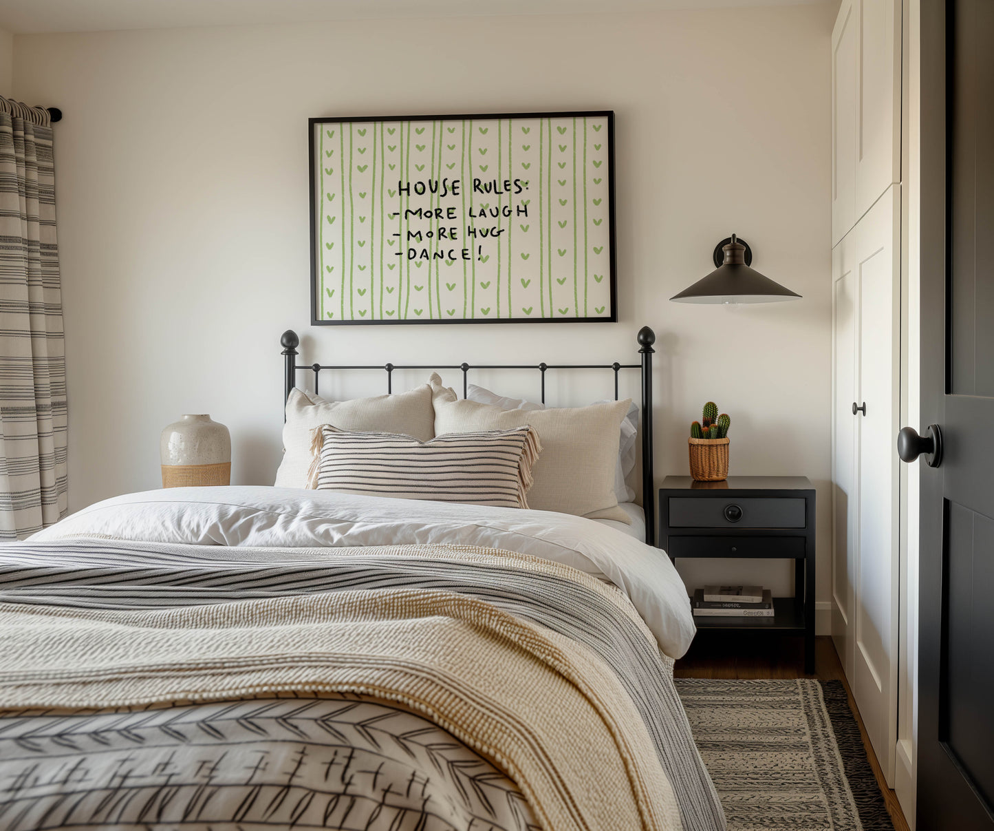Playful House Rules Wall Art