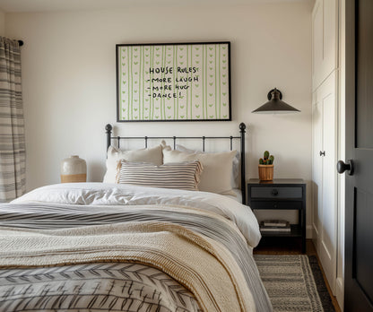 Playful House Rules Wall Art
