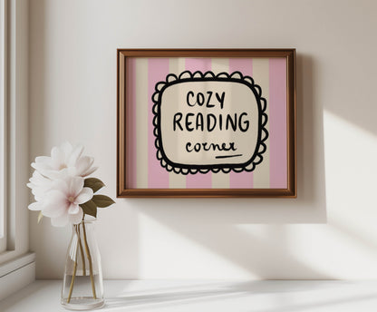 Cozy Reading Corner Print