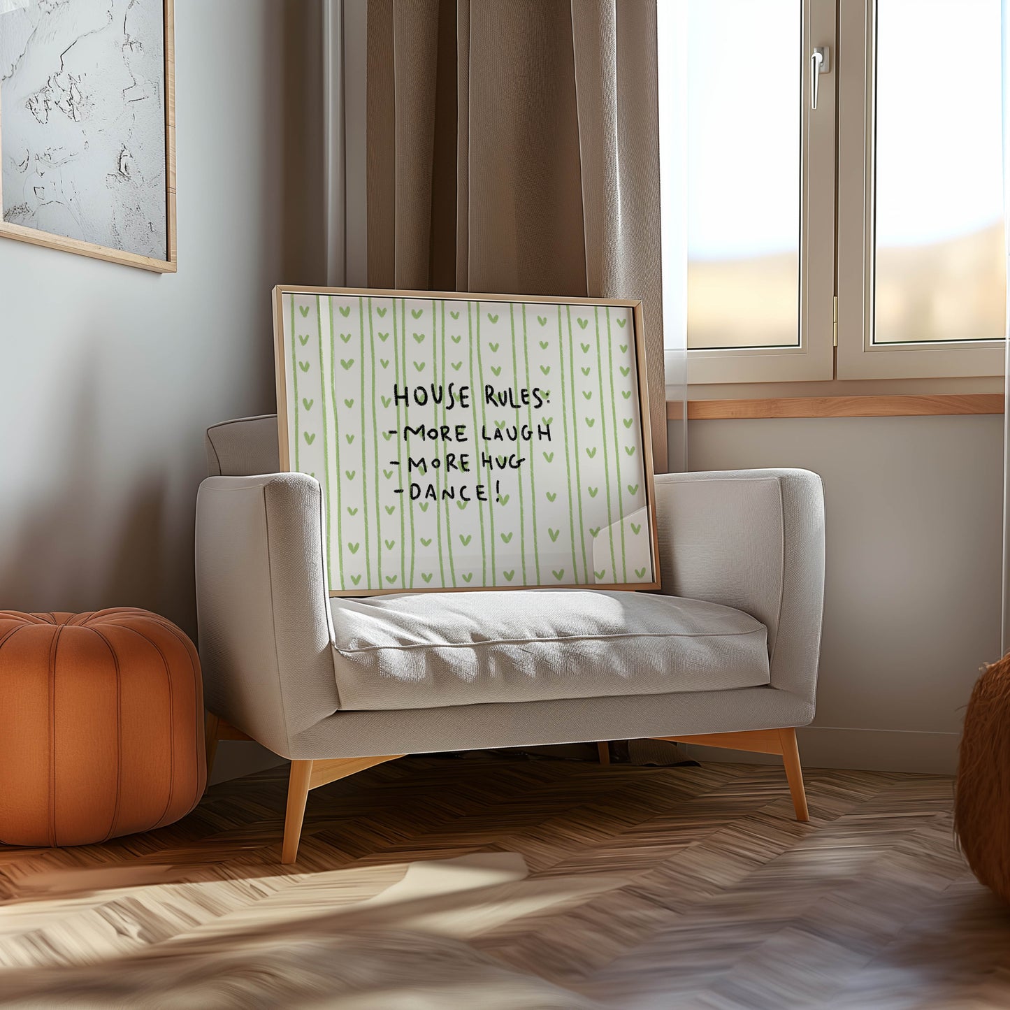 Playful House Rules Wall Art