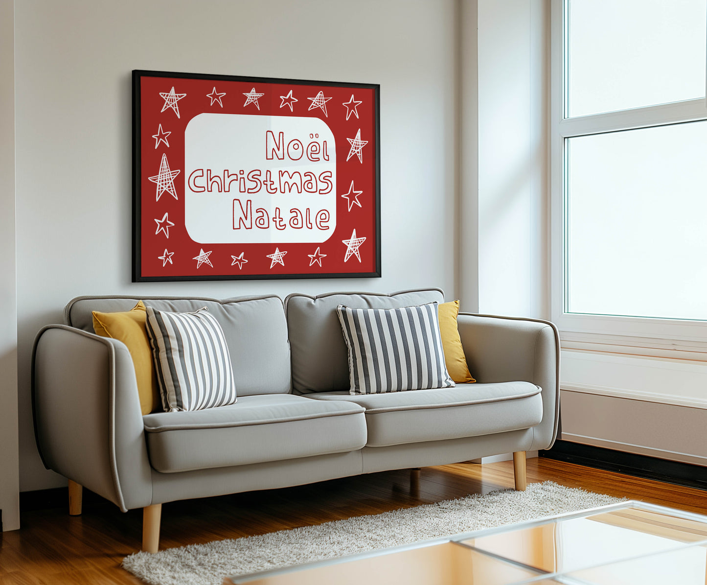 Noël Christmas Natale Holiday Print