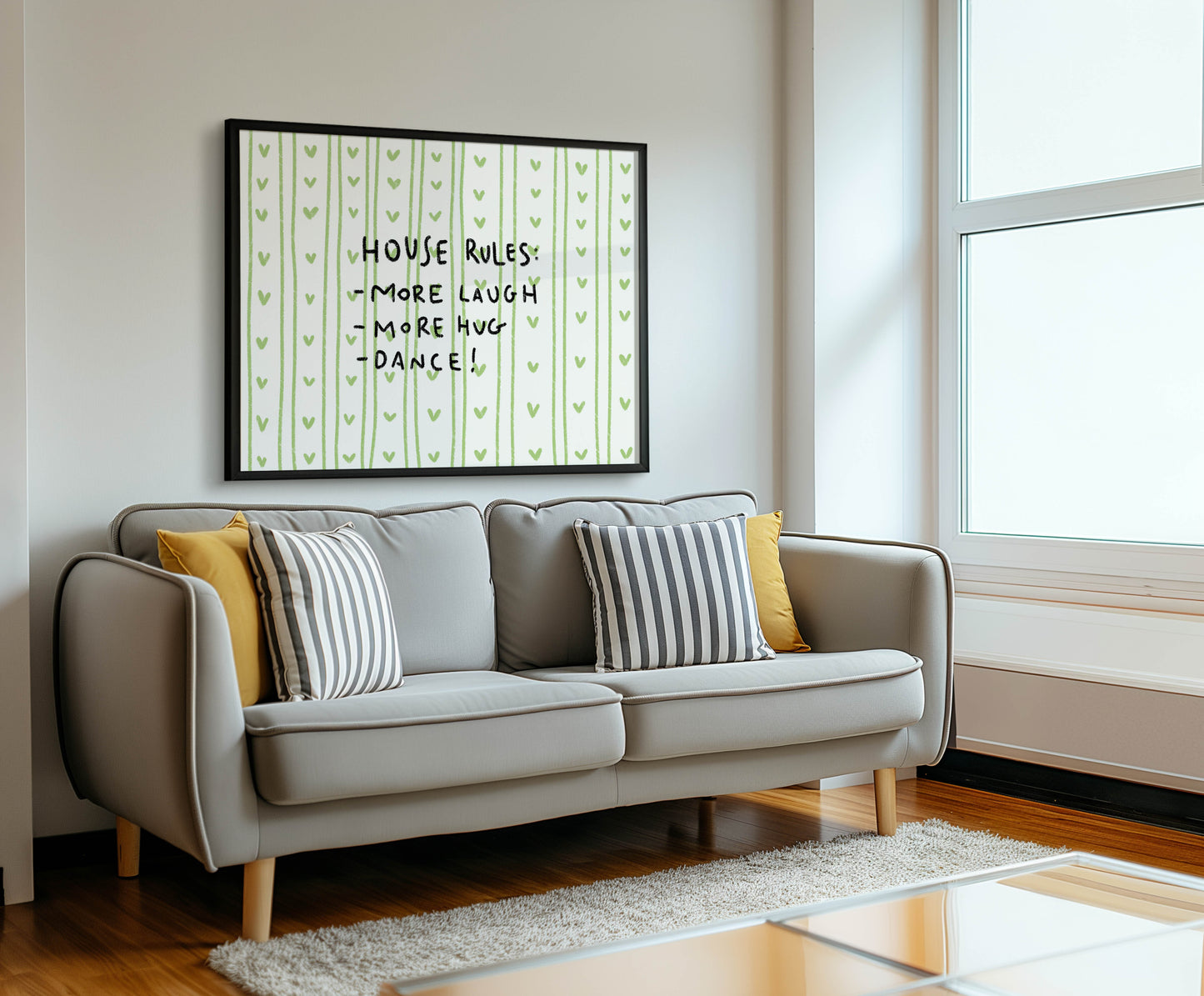 Playful House Rules Wall Art