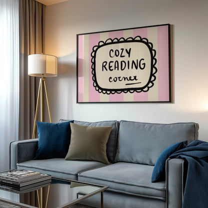Cozy Reading Corner Print