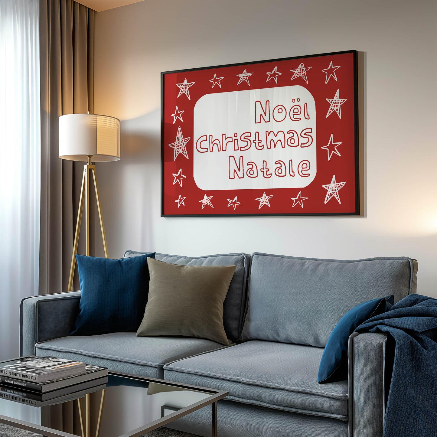 Noël Christmas Natale Holiday Print