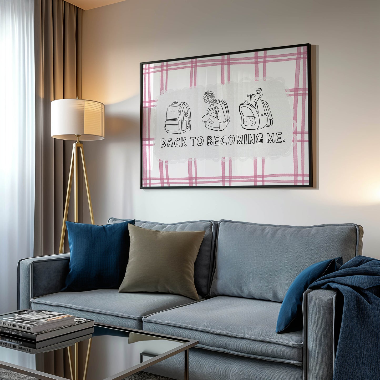 Back to Becoming Me Art Print