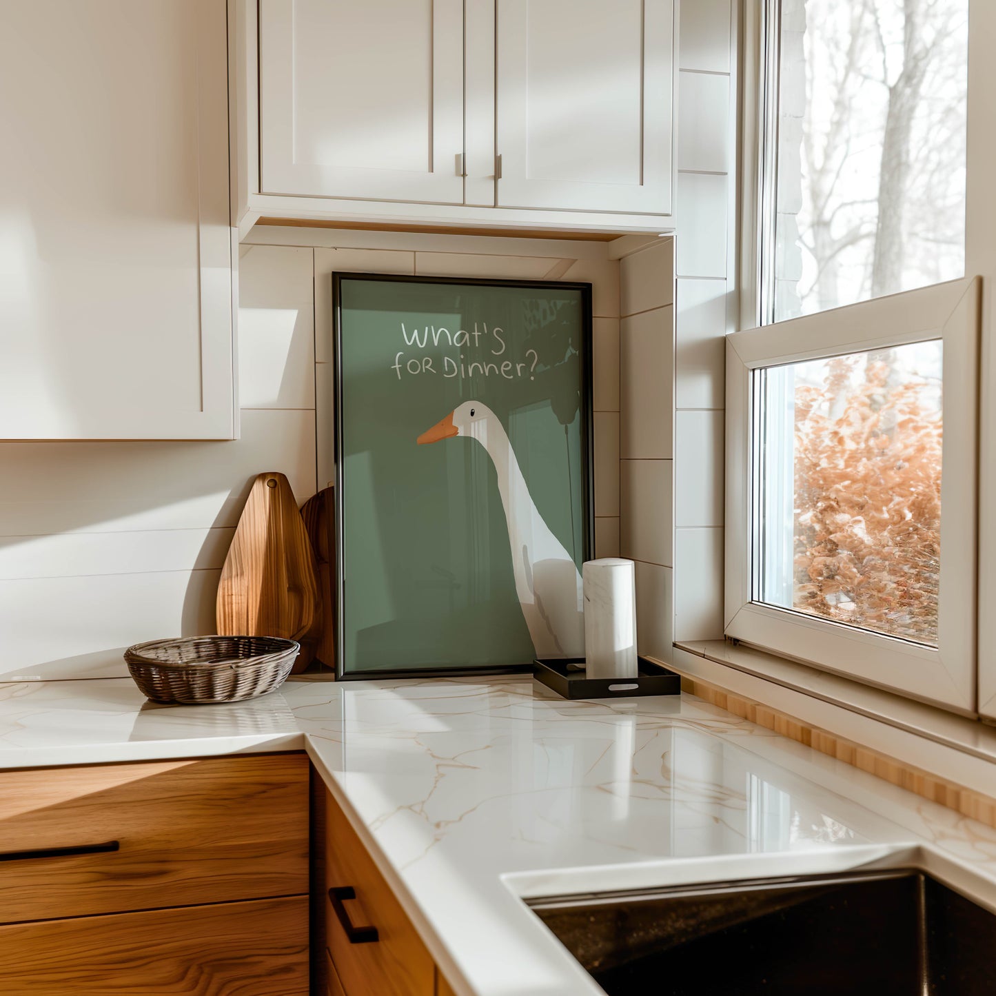 What’s for Dinner? Goose Kitchen Print