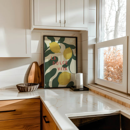 La Dolce Vita Lemon Art Print