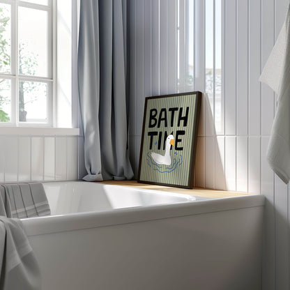 Bath Time Duck Wall Art