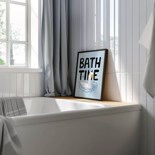 Bath Time Duck Print