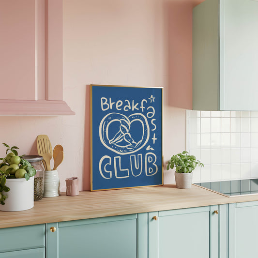 Breakfast Club Pretzel Kitchen Print