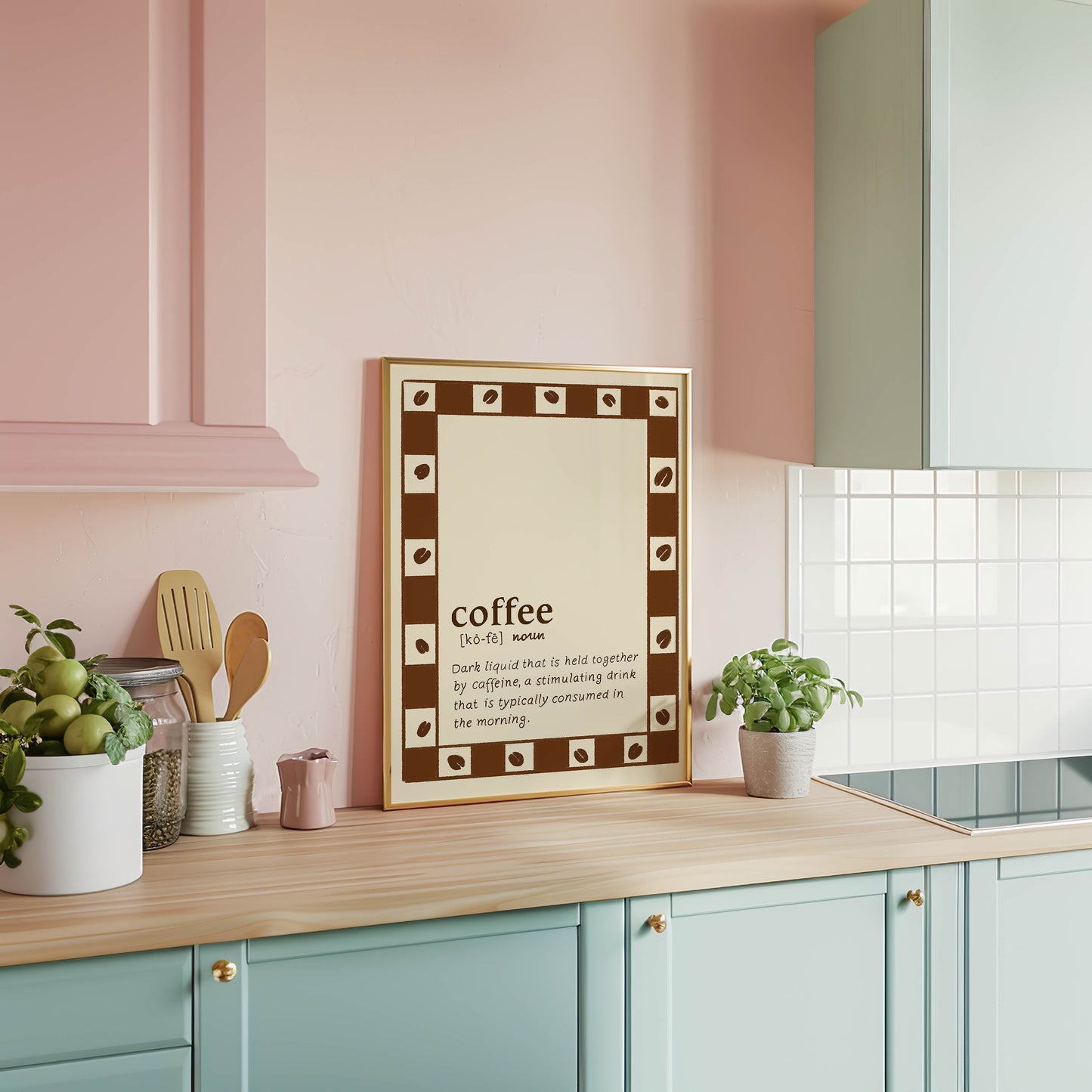 Coffee Definition Poster Unframed Print