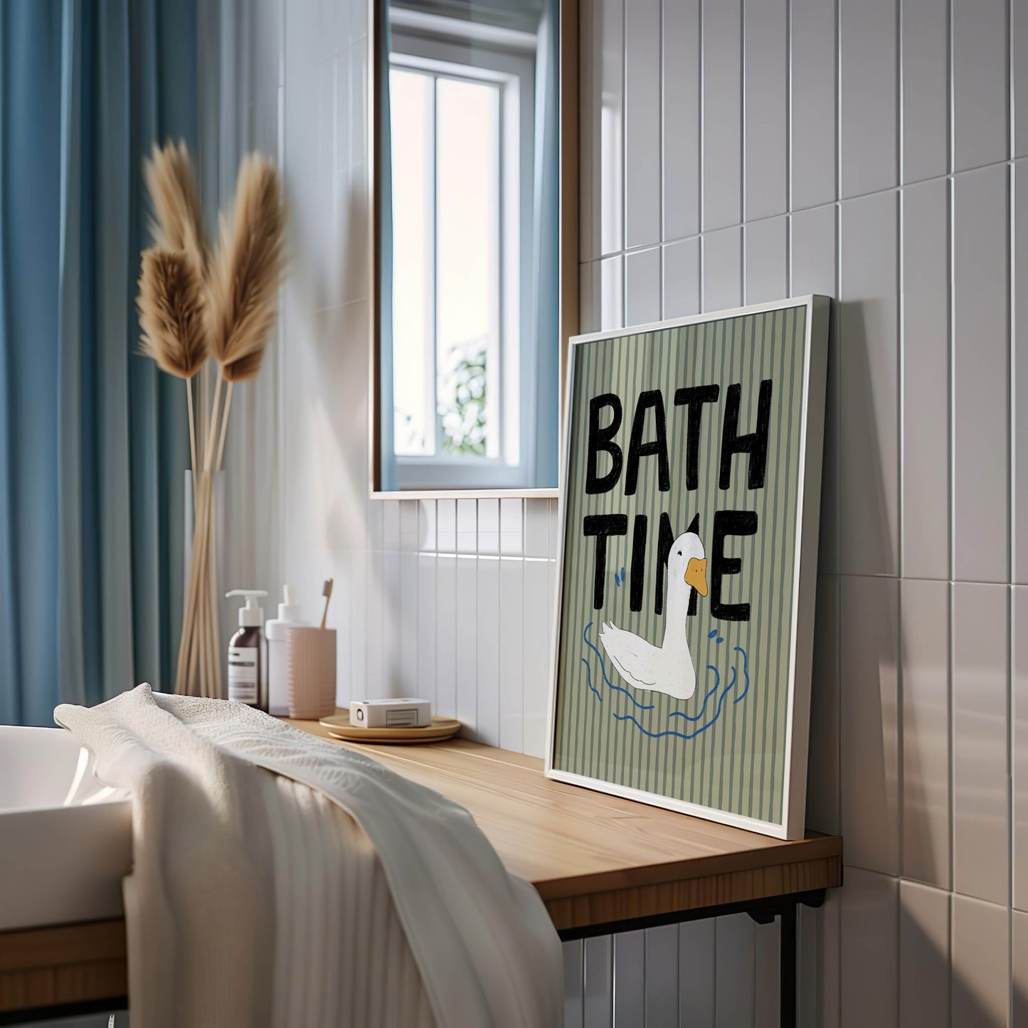 Bath Time Duck Wall Art