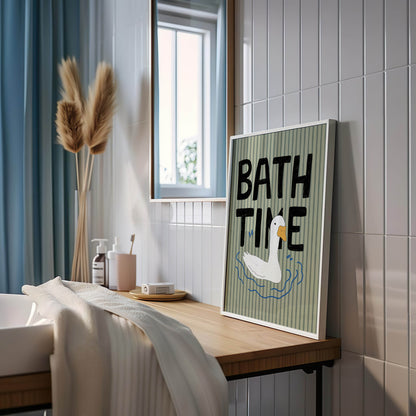 Bath Time Duck Wall Art
