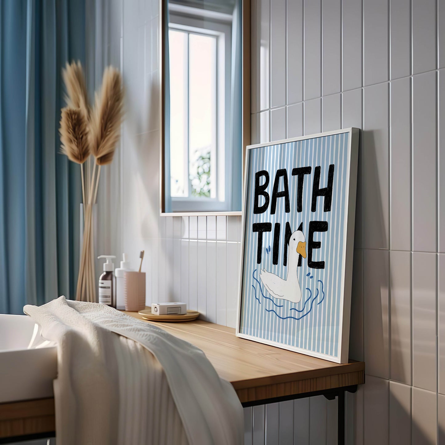 Bath Time Duck Print