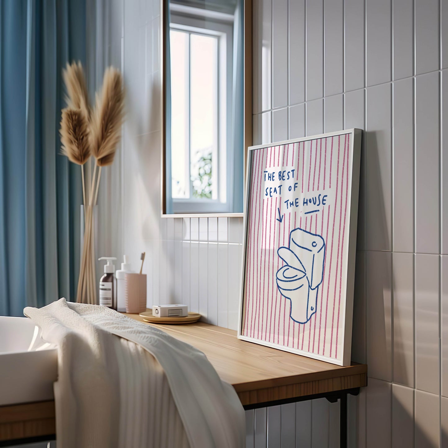 Best Seat of the House Bathroom Print
