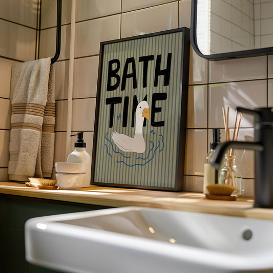 Bath Time Duck Wall Art