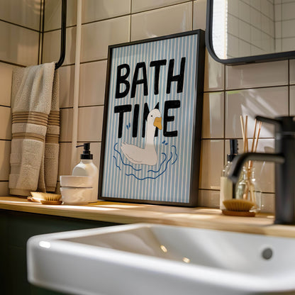 Bath Time Duck Print
