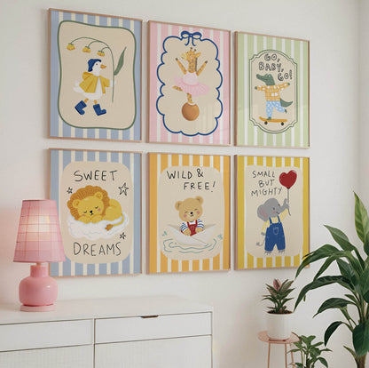 Small But Mighty Elephant Nursery Print