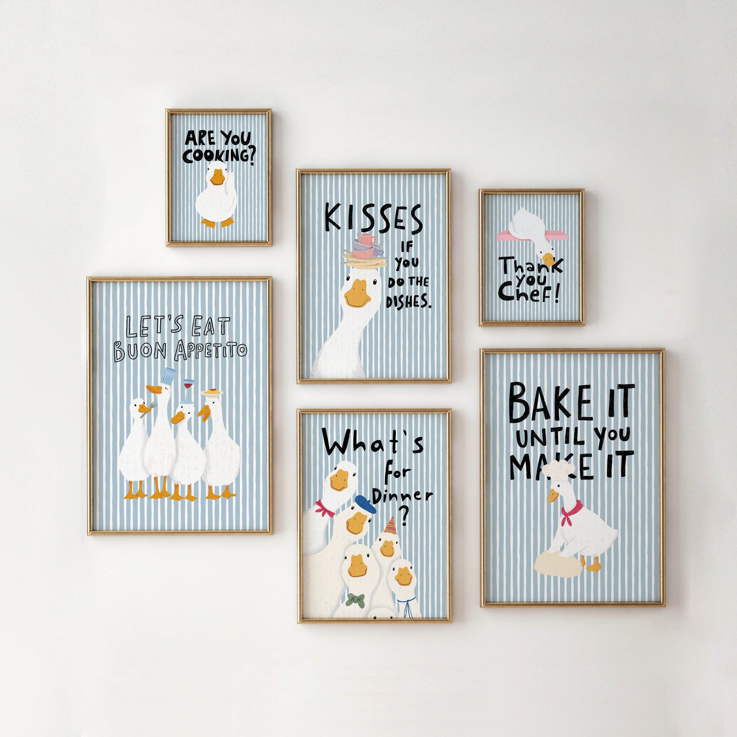 Thank You Chef Goose Kitchen Wall Art