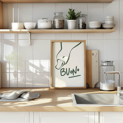 Buono Duck Kitchen Print