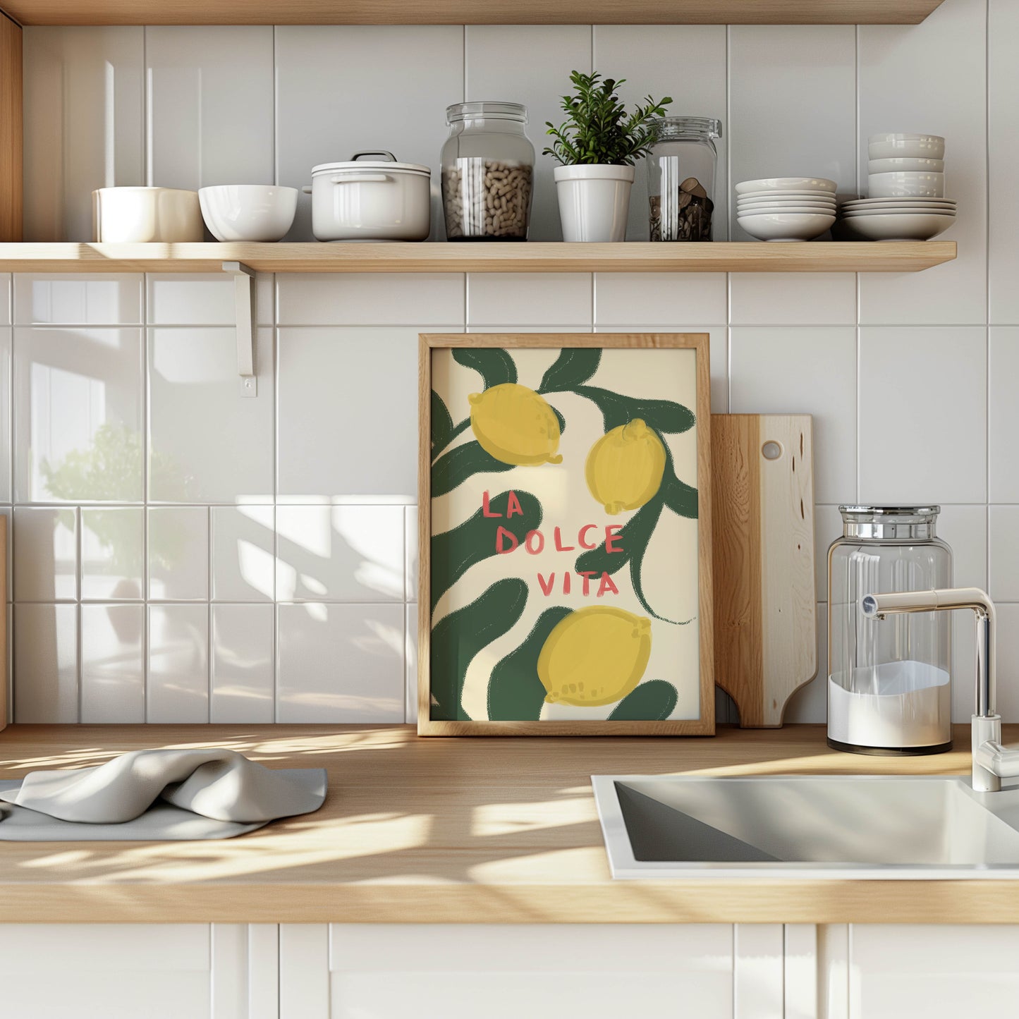 La Dolce Vita Lemon Art Print