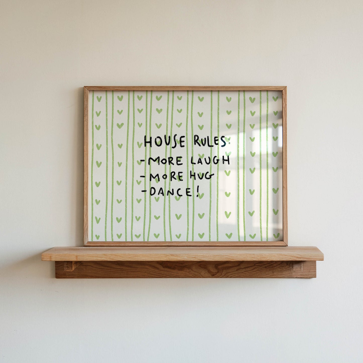 Playful House Rules Wall Art