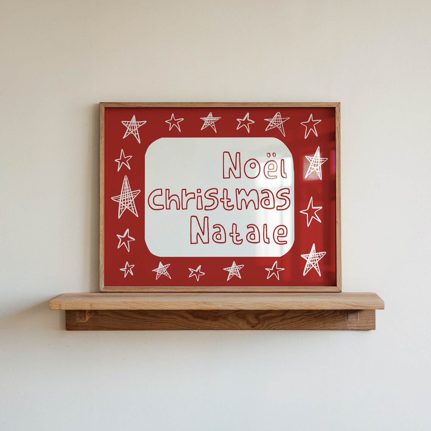 Noël Christmas Natale Holiday Print
