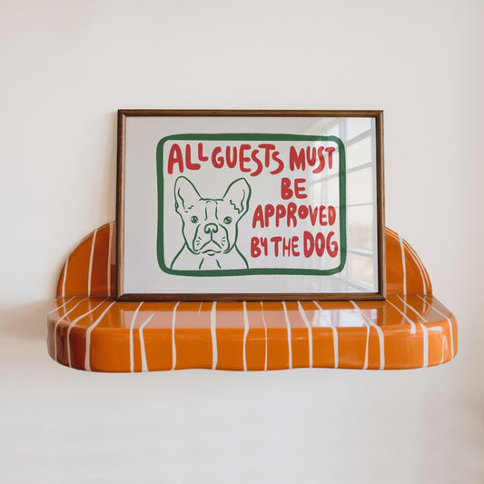 French Bulldog Wall Art Funny Dog Quote Decor