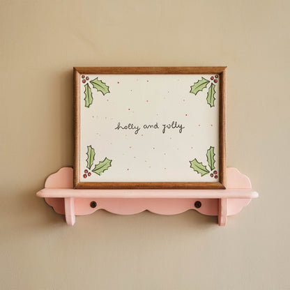 Holly and Jolly Christmas Print