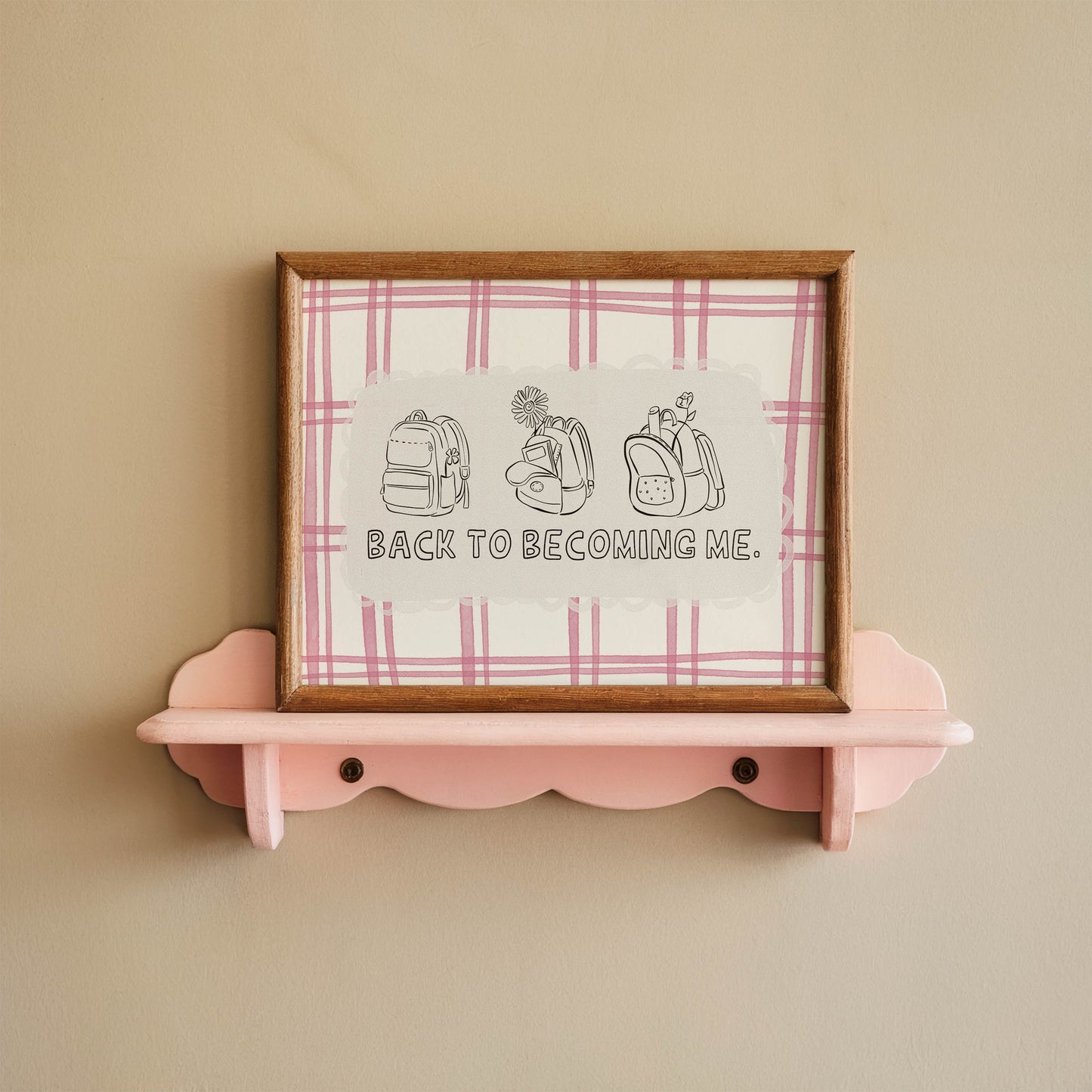 Back to Becoming Me Art Print