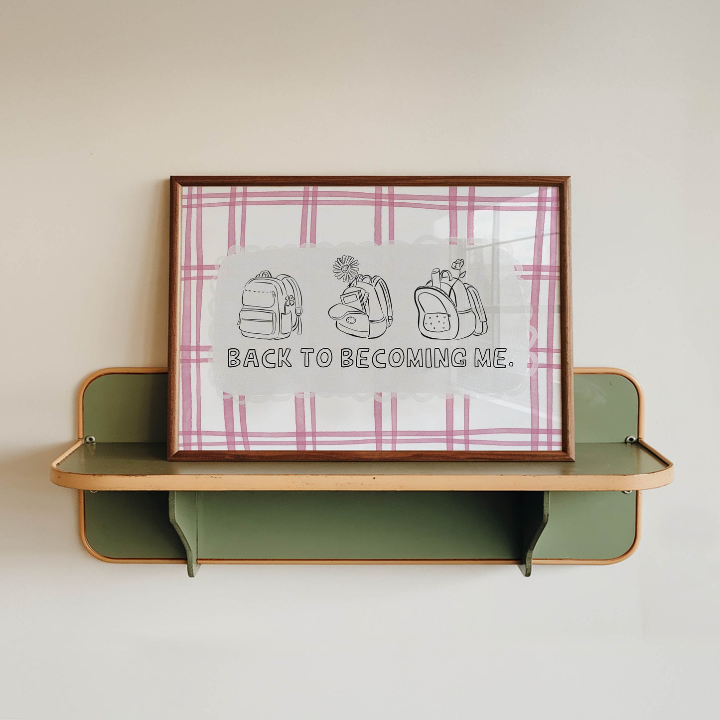 Back to Becoming Me Art Print