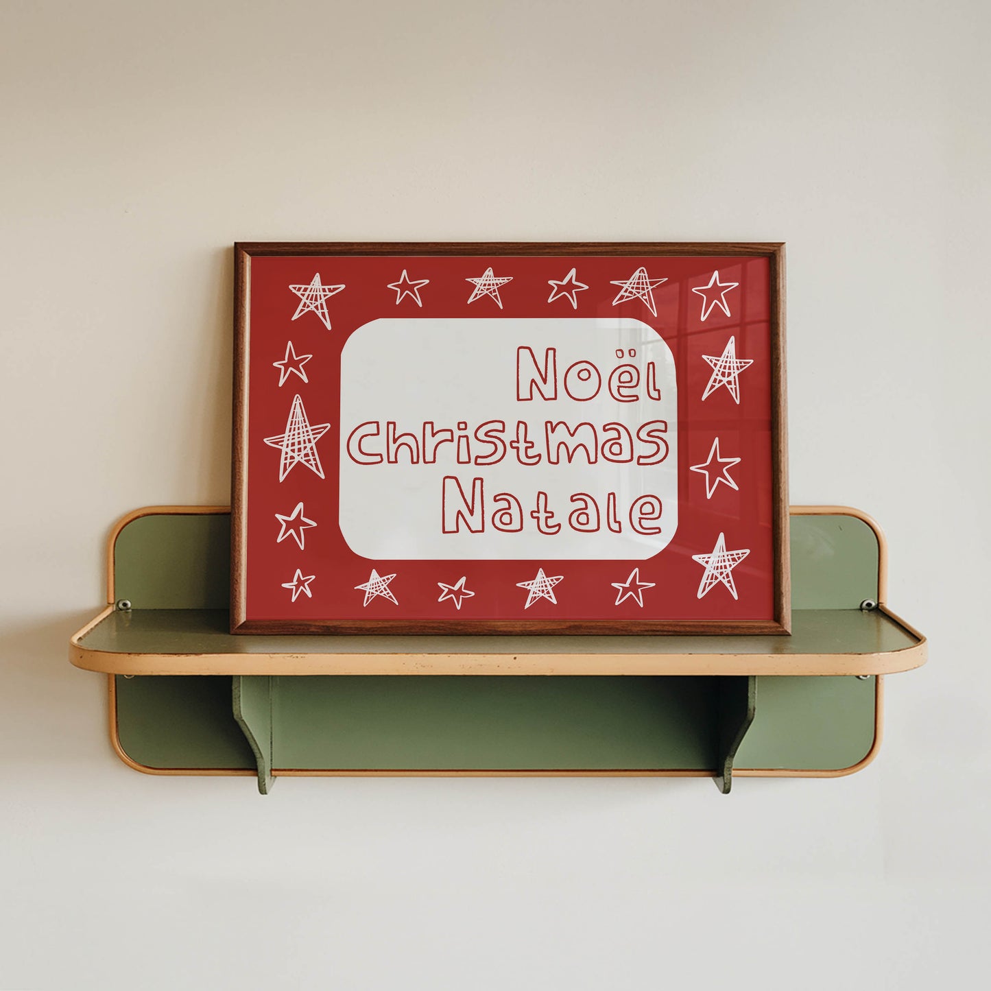 Noël Christmas Natale Holiday Print