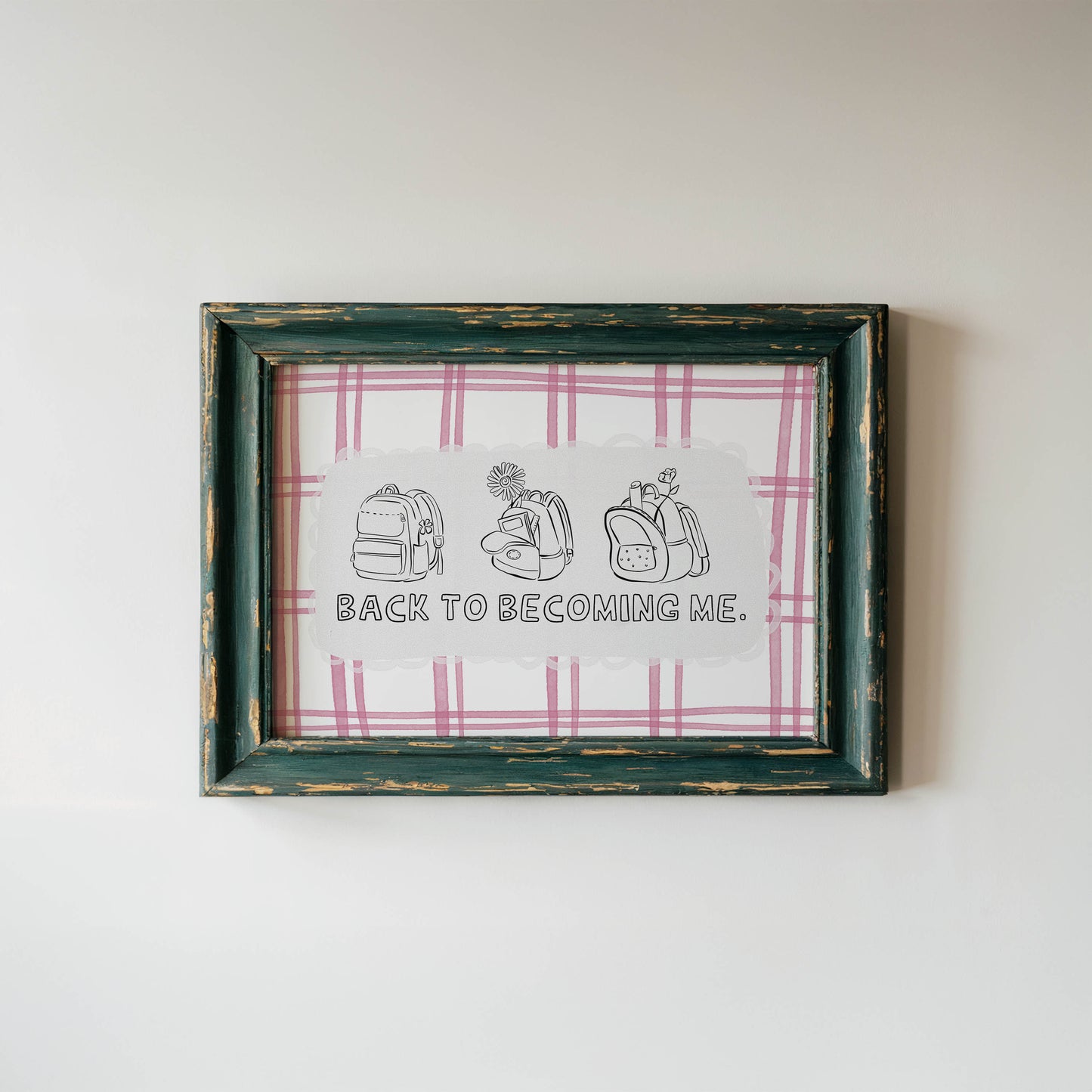 Back to Becoming Me Art Print