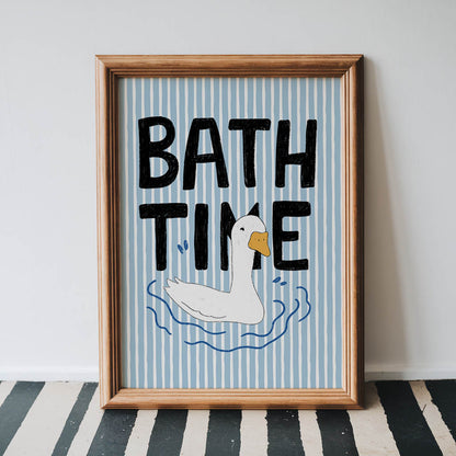 Bath Time Duck Print