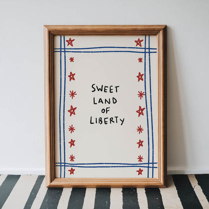 Sweet Land of Liberty Art Print
