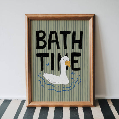 Bath Time Duck Wall Art