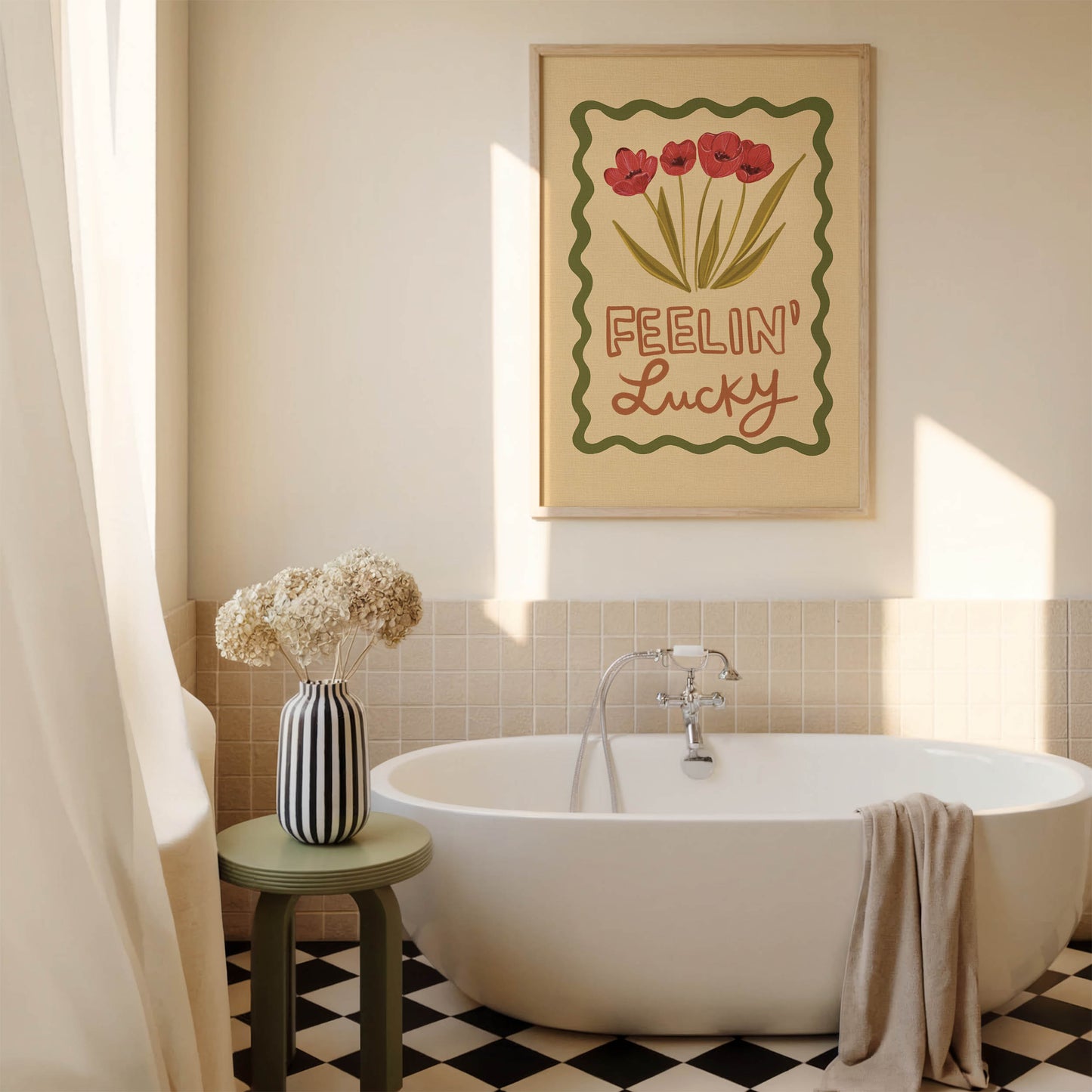 Feelin’ Lucky Floral Art Print