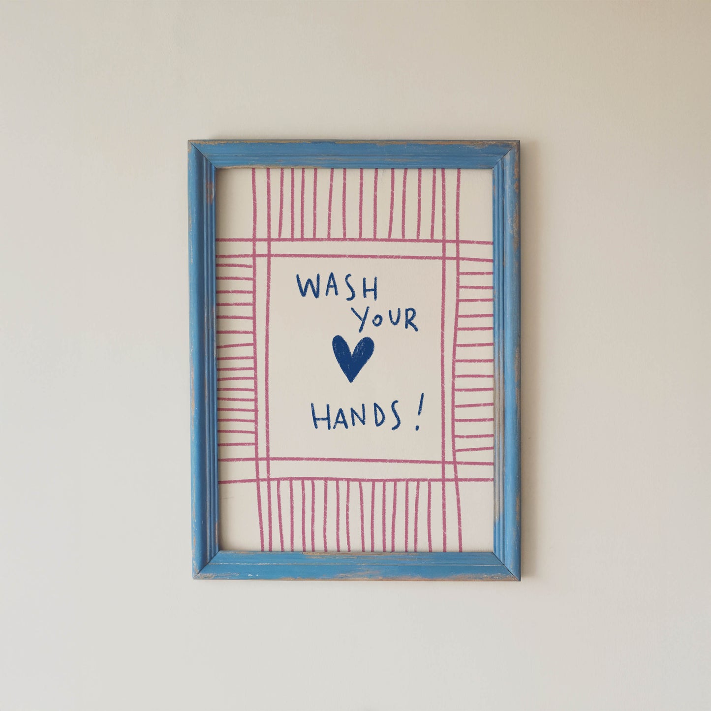 Wash Your Hands Bathroom Print