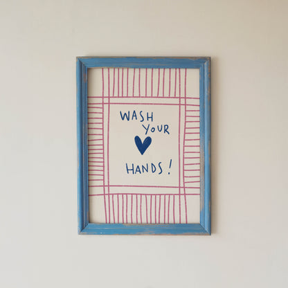 Wash Your Hands Bathroom Print