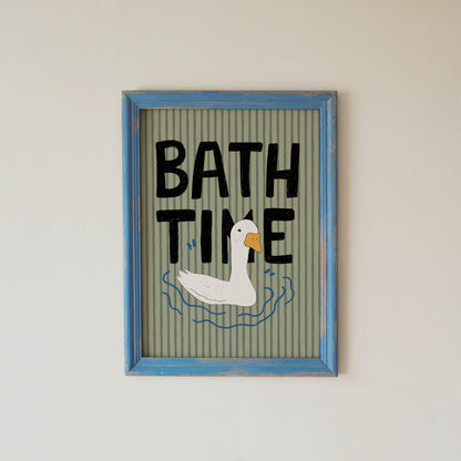 Bath Time Duck Wall Art